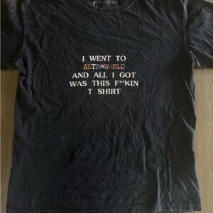 Cactus Jack Astroworld Tee shirt medium